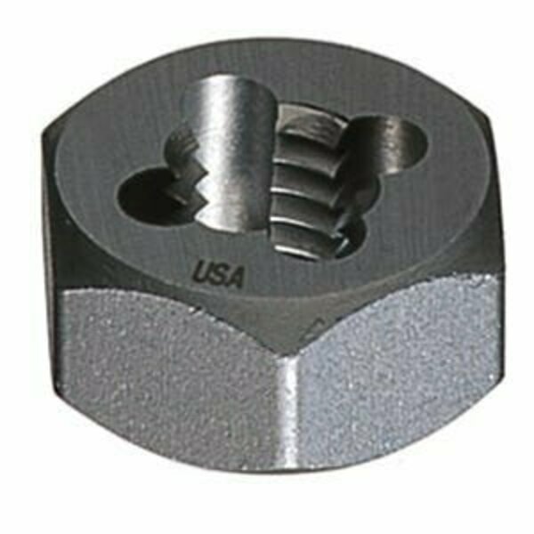 Champion Cutting Tool 7/8in-9 - CS30 Hexagon Rethreading Die, 9 TPI Threads per Inch, Contractor Series, Carbon Steel CHA CS30-7/8-9